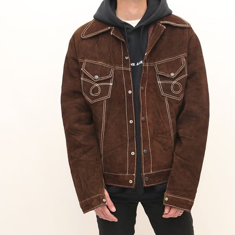Suede Trucker Jacket