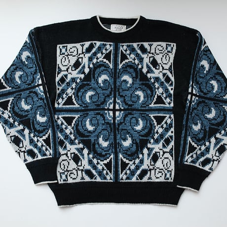 デザインニット Black