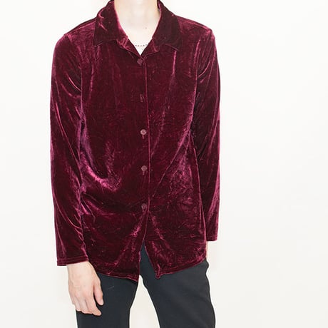 Red Velour L/S Shirt