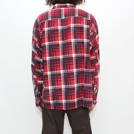 60's Foxdale Printed Plaid Flannel Shirt