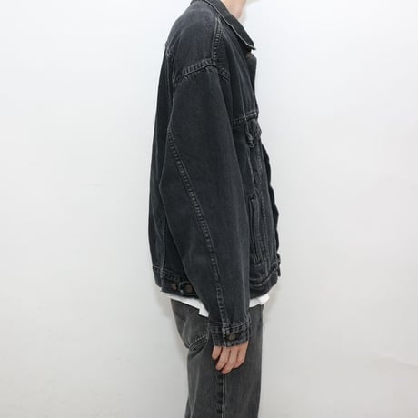 90's Levi's 70507-4858 Black Denim Jacket  MADE IN USA