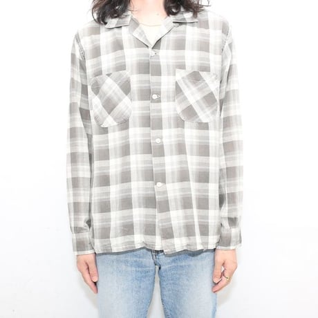 60s Open Collar L/S Shirt