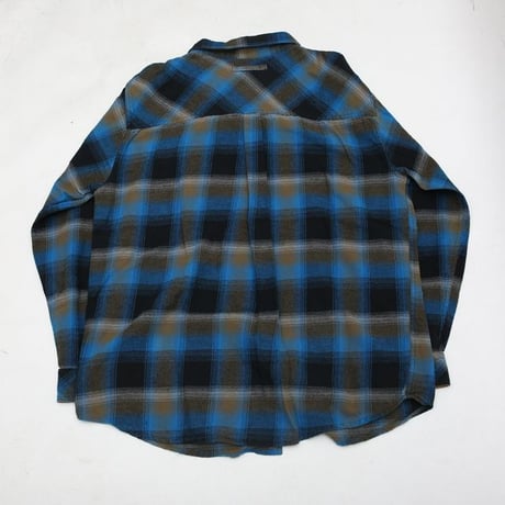 Ombre Check Flannel Shirt