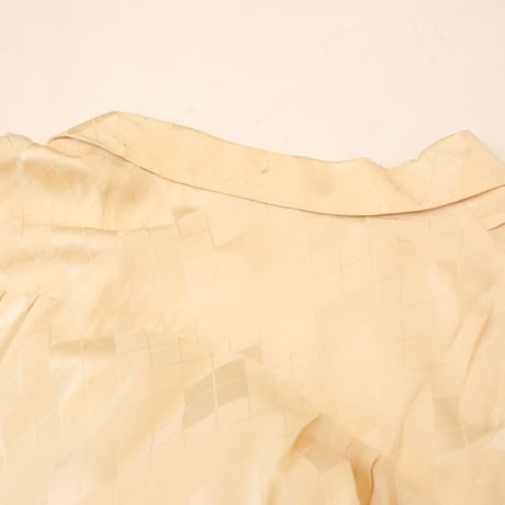Argyle Pattern Silk Tops