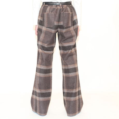L.L.BEAN Wool Check Slacks