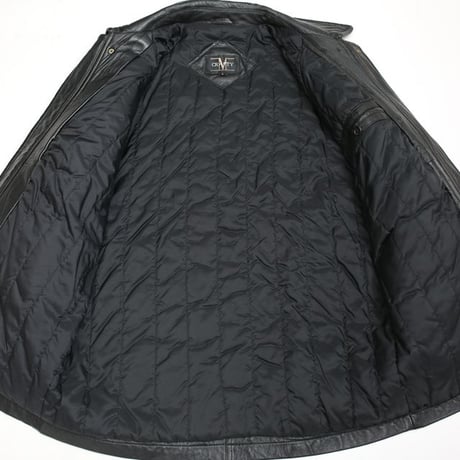 Black Lamb Leather Coat