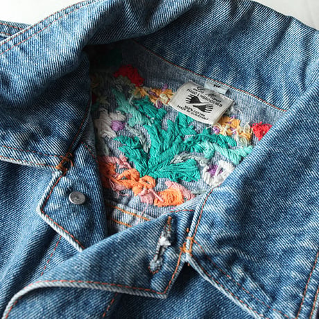 Vintage Embroidery Denim Jacket