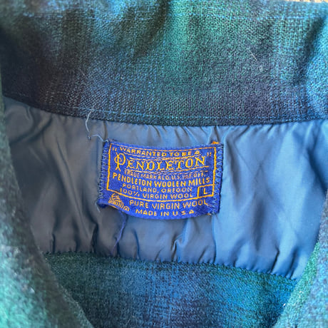 70s Pendleton Ombre Plaid Loop Shirt