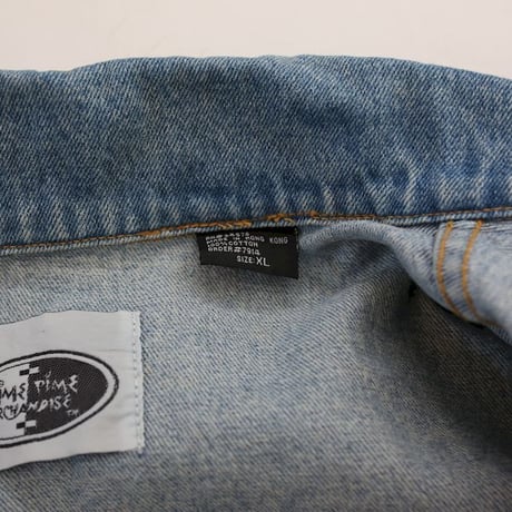 Led Zeppelin Embroidery Denim Loose Jacket