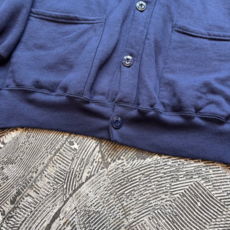 80s Jerzees Blank Sweat Cardigan