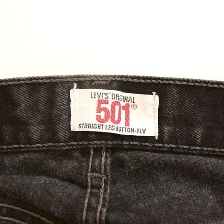 Levi's 501 Black Denim Pants MADE IN USA