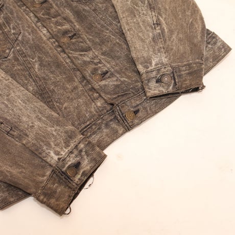Levis 70507 Black Stone Wash Denim Jacket
