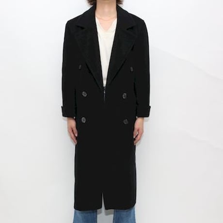 Double Breasted Wool Long Coat