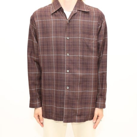 Checked Pattern L/S Shirt