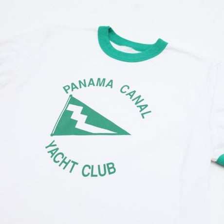 Vintage Ringer T-Shirt "Panama Canal Yacht Club"