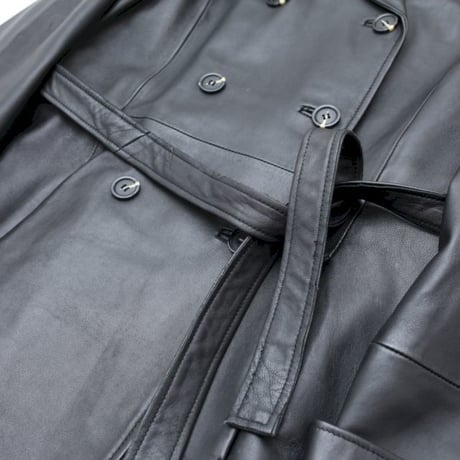 Leather Trench Coat