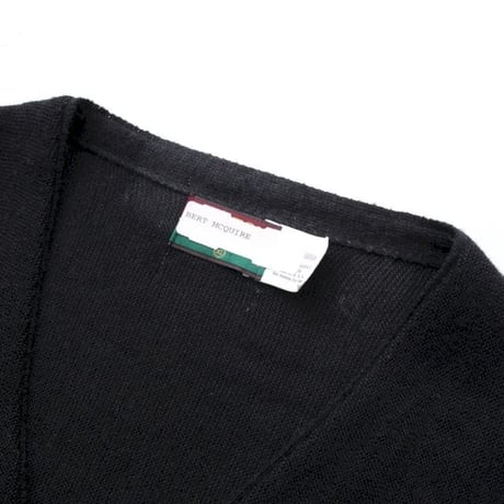 Vintage Black Knit Cardigan