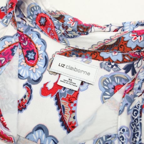 Paisley Pattern Rayon L/S Shirt