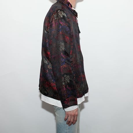 Silk Rayon Oriental Pattern Jacket