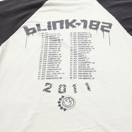 blink-182 Raglan Sleeves T-Shirt