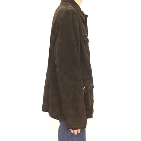 Black Suede Leather Jacket