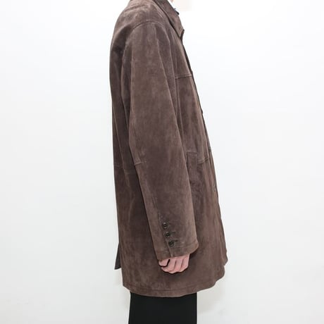 Eddie Bauer Suede Leather Coat