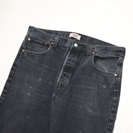 00s Levi's 501 Black Denim Pants MADE IN MEXICO