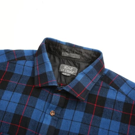 90's Le Tigre Plaid Acrylic Shirt