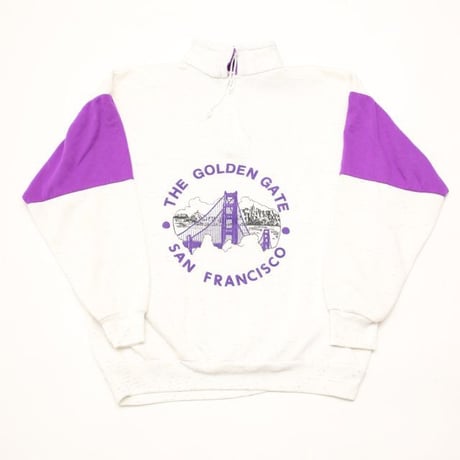 Vintage Half Zip Sweat Shirt