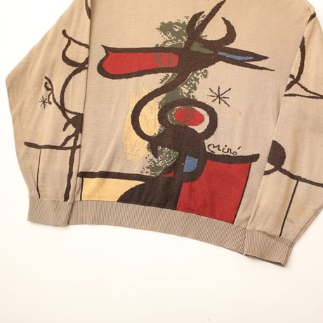 90s Joan Miró Knit Sweater