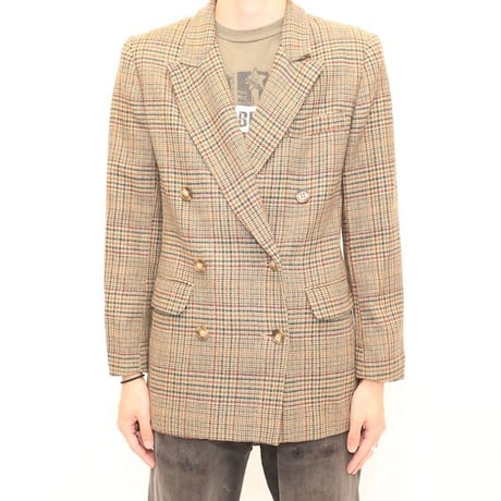 Hound's Tooth Double Breasted Jacket