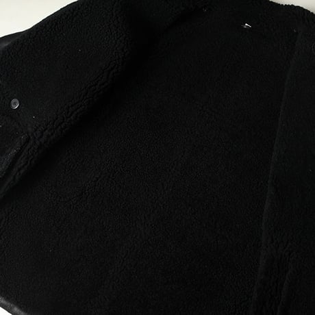Black Mouton Coat