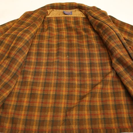 60s Pendleton Wool Plaid Loop Shirt