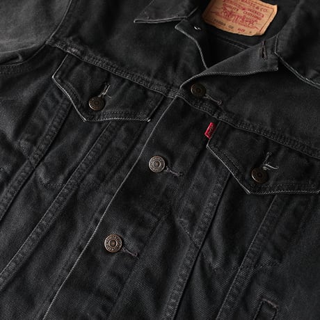 Levis Black Denim Trucker Jacket