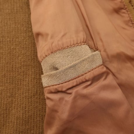 Vintage Leather×Knit Jacket