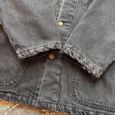 90s LA GATE Coverall Black Denim Coverall Jacket MADE IN USA