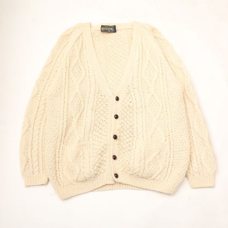 Cable Knit Cardigan MADE IN ENGLAND