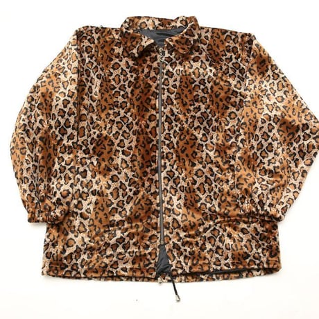 Leopard Pattern Velour Jacket