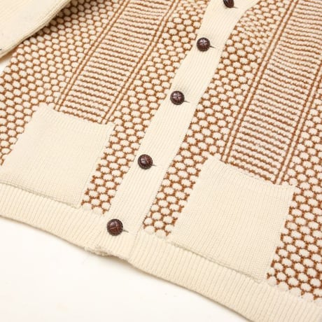 Vintage Wool×Nylon Knit Cardigan