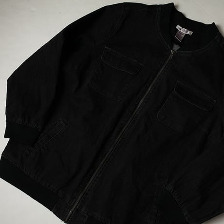 Denim Zipup Blouson