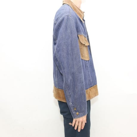 70's Denim & Suede Jacket