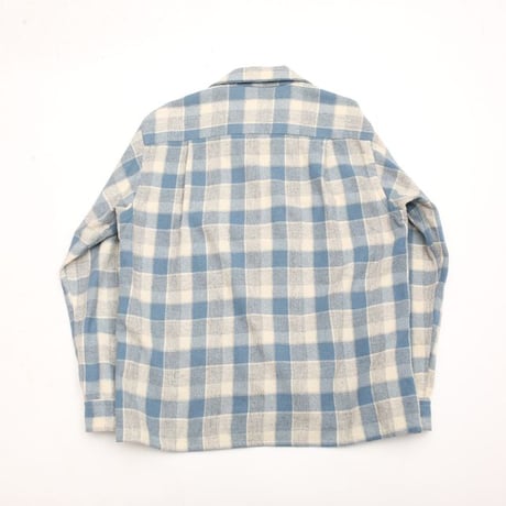 60s Wool Plaid Loop Shirt
