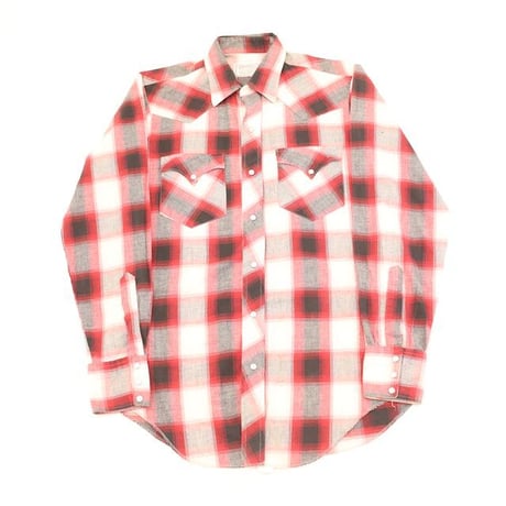 70's HbarC Ombre Checked Western L/S Shirt