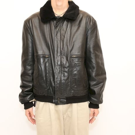 G-1 Type Flight Leather Jacket 'Vera Pelle'