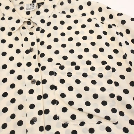 Dot Pattern Silk S/S Shirt