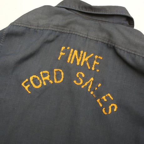 50's-60's Embroidery Work Shirt