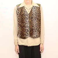 Velours Leopard Vest