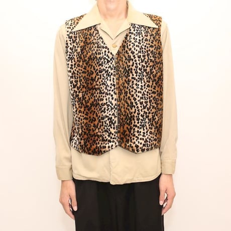 Velours Leopard Vest