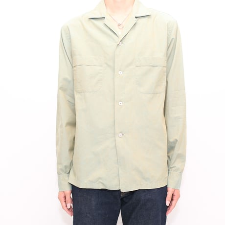 60’s Gayson Cotton Open Collar L/S Shirt