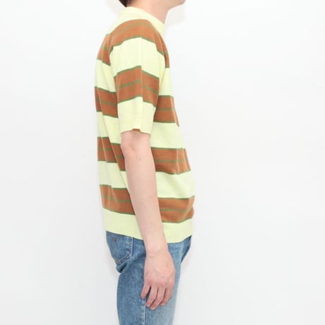 TOWN CRAFT S/S Border Knit